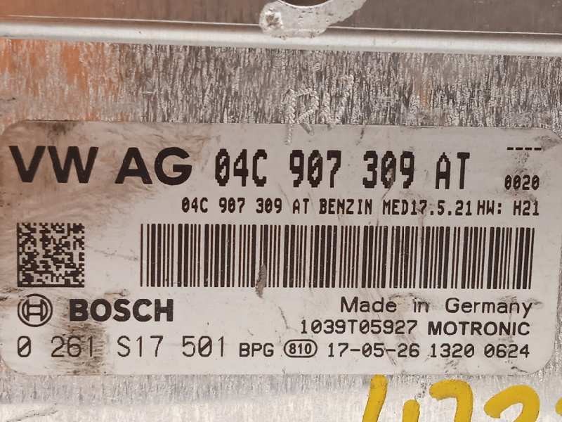 Recambio de centralita motor uce para seat ibiza (kj1) style referencia OEM IAM 04C907309AT  0261S17501