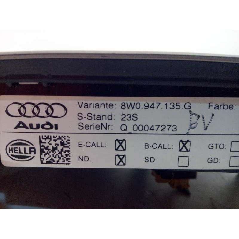 Recambio de luz interior para audi a4 berlina (8w2) 2.0 16v tfsi referencia OEM IAM 8W0947135G  