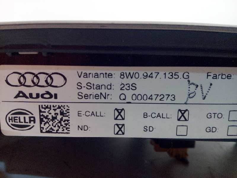 Recambio de luz interior para audi a4 berlina (8w2) 2.0 16v tfsi referencia OEM IAM 8W0947135G  
