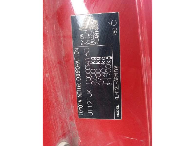 toyota hi-ace (´96) del año 2008