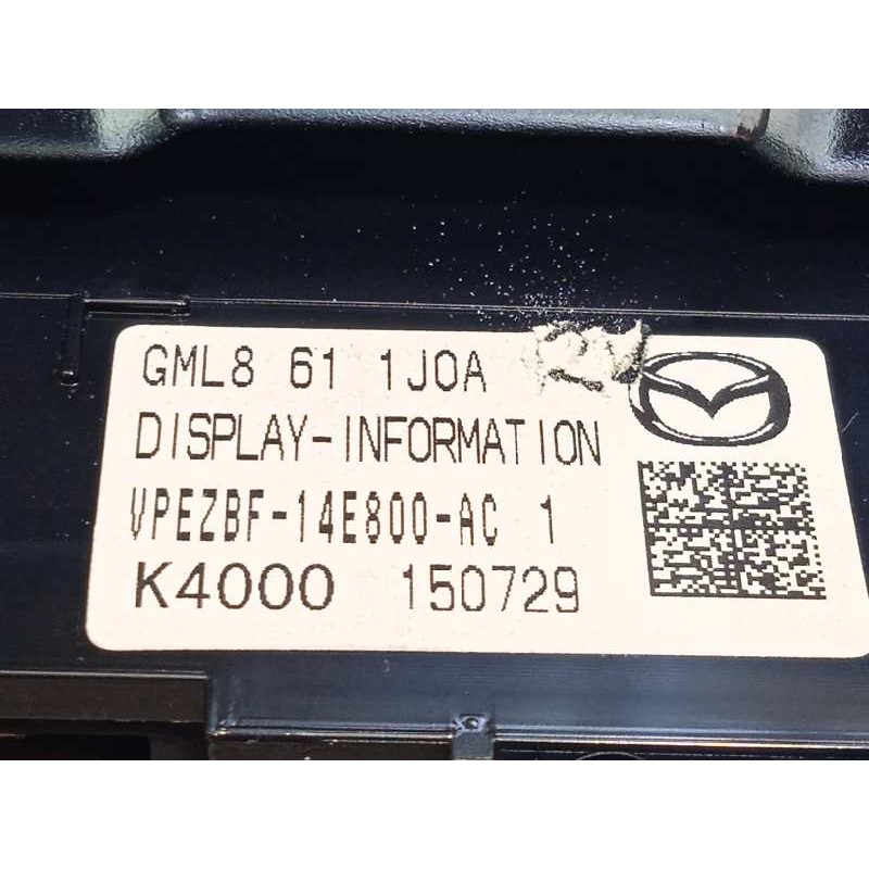 Recambio de pantalla multifuncion para mazda 6 lim. (gl) 2016 style referencia OEM IAM GML8611J0A  K4000150729