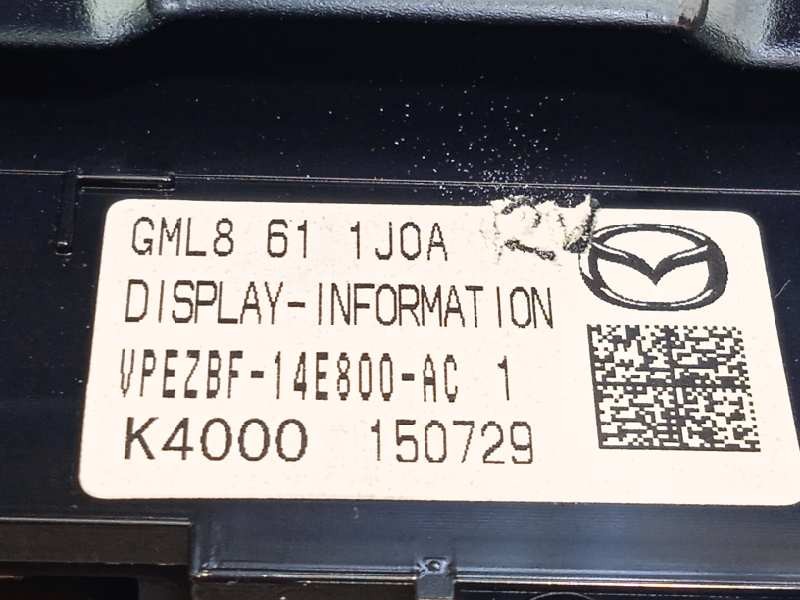 Recambio de pantalla multifuncion para mazda 6 lim. (gl) 2016 style referencia OEM IAM GML8611J0A  K4000150729