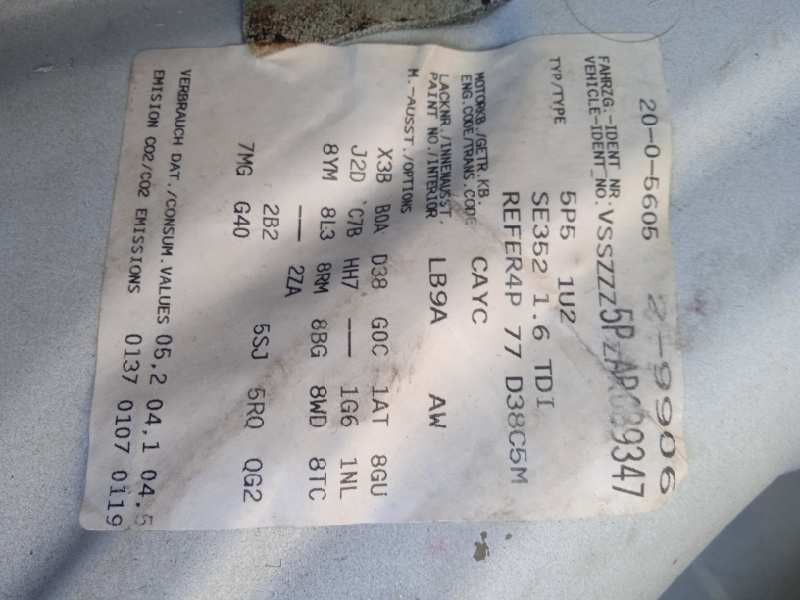 seat altea xl (5p5) del año 2010