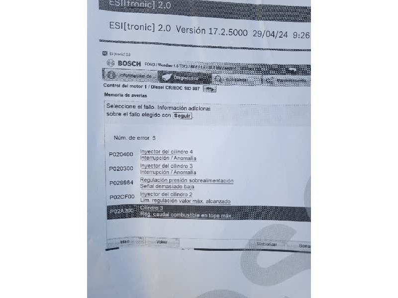 ford mondeo ber. (ca2) del año 2014