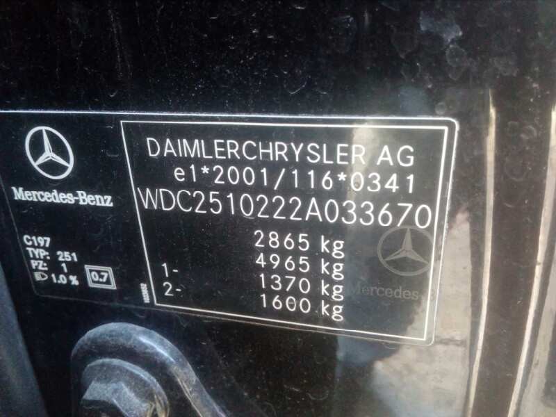 mercedes-benz clase r (w251) del año 2007