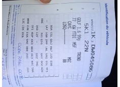 volkswagen golf vi (5k1) del año 2012 2