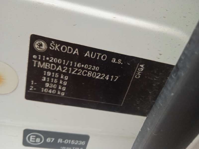 skoda octavia berlina (1z3) del año 2012