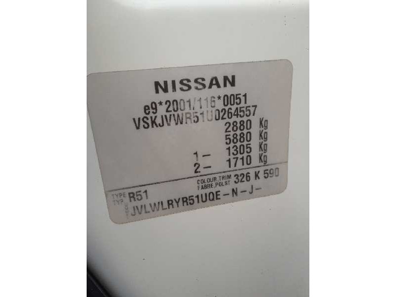 nissan pathfinder (r51) del año 2007