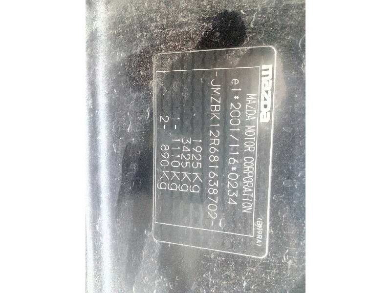 mazda 3 berlina (bk) del año 2007