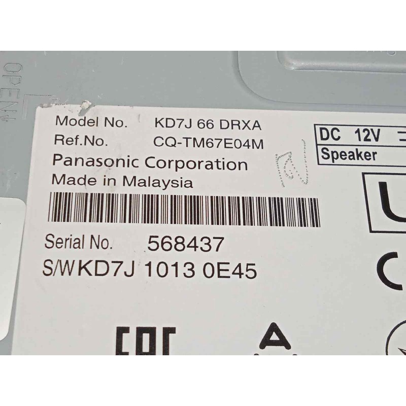 Recambio de modulo electronico para mazda cx-5 2.0 cat referencia OEM IAM KD7J66DRXA KD7J10130E45 CQTM67E04M