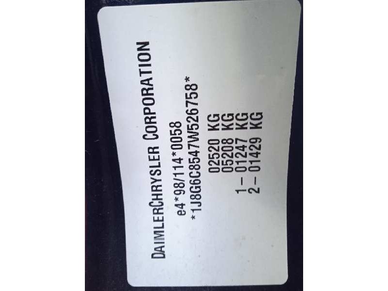 jeep cherokee (kj) del año 2007