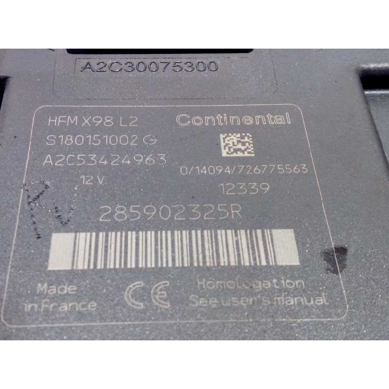 Recambio de conmutador de arranque para renault clio iv dynamique referencia OEM IAM 285902325R  