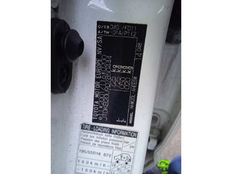 toyota prius (nhw20) del año 2009