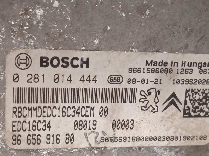 Recambio de centralita motor uce para peugeot bipper 1.4 hdi referencia OEM IAM 9665691680 9661586080 0281014444