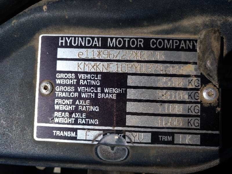 mitsubishi galloper (hyundai) del año 2000