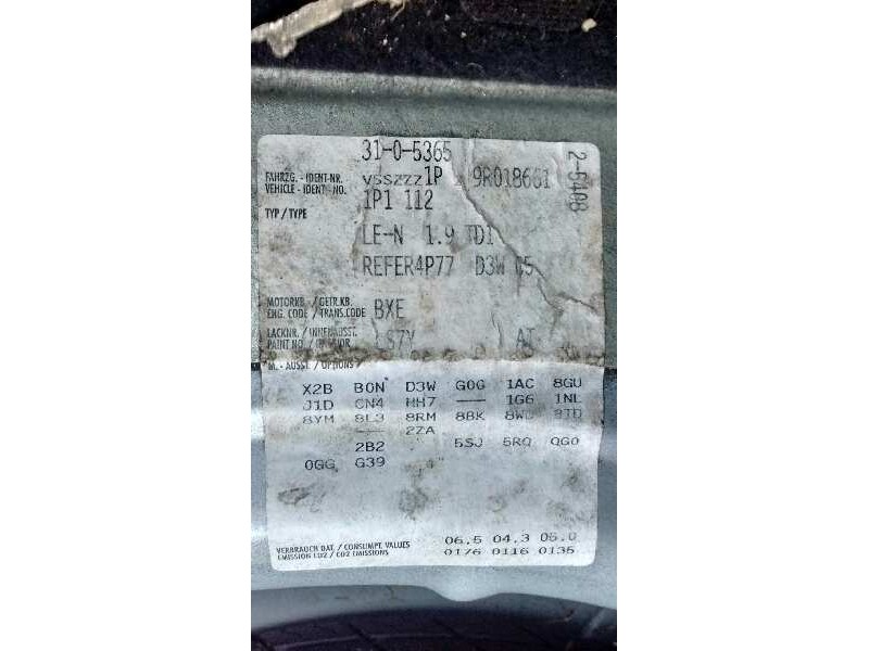 seat leon (1p1) del año 2009