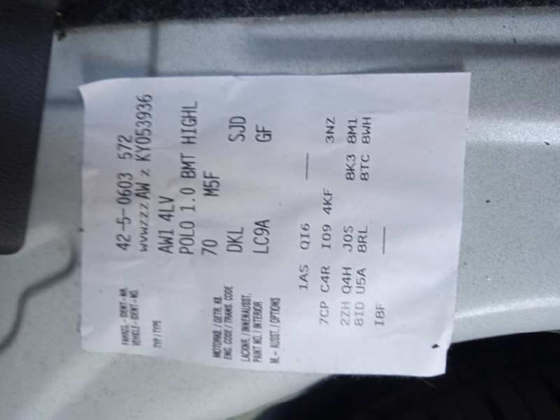 volkswagen polo del año 2018