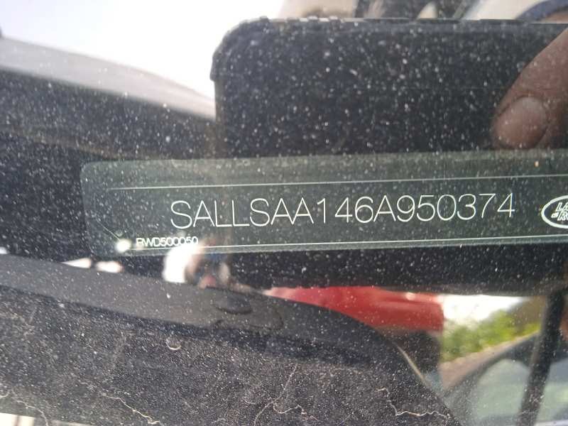 land rover range rover sport del año 2006