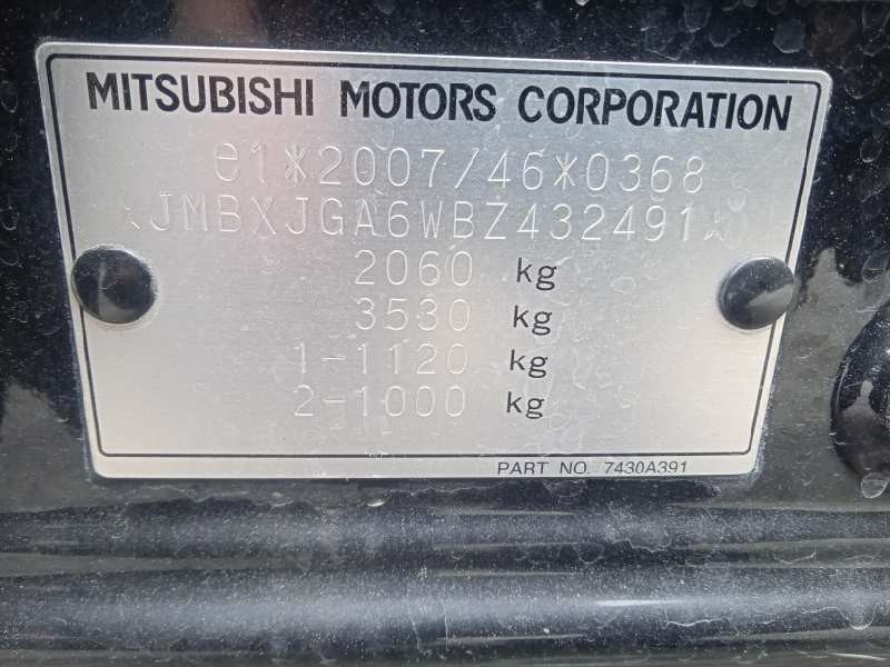 mitsubishi asx (ga0w) del año 2011