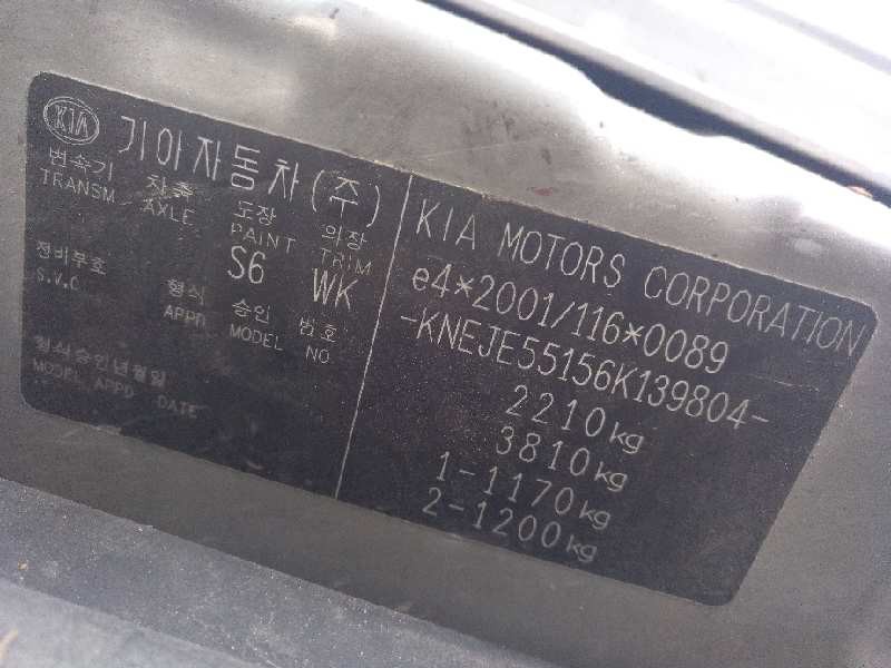 kia sportage del año 2005