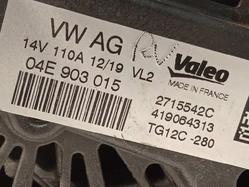 Recambio de alternador para seat ibiza (kj1) fr referencia OEM IAM 04E903015 2715542C TG12C280