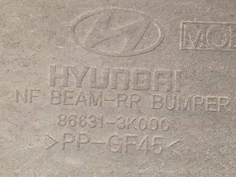Recambio de refuerzo paragolpes trasero para hyundai sonata (nf) 2.0 crdi cat referencia OEM IAM 866313K000  866303K000