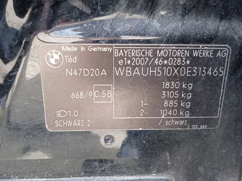 bmw serie 1 berlina (e81/e87) del año 2009