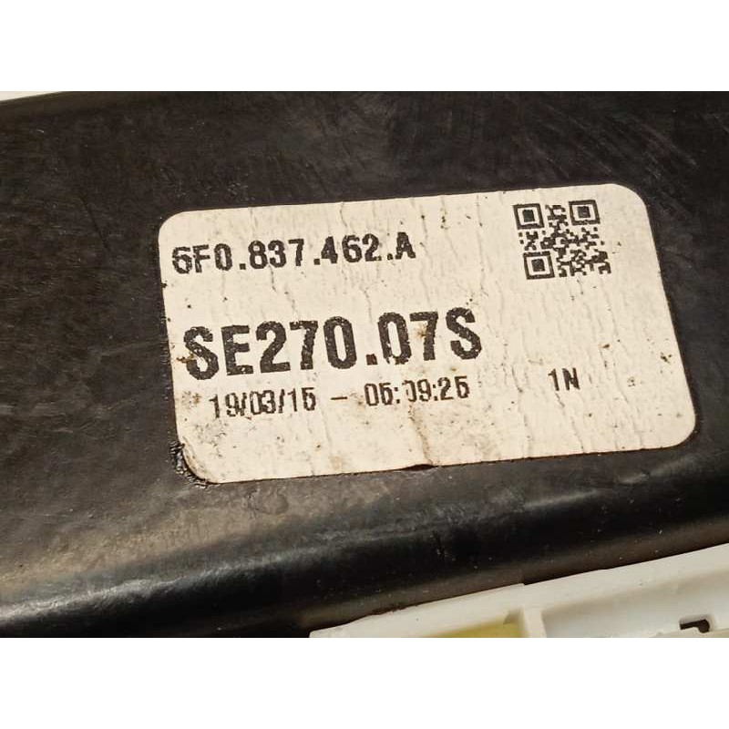 Recambio de elevalunas delantero derecho para seat ibiza (kj1) fr referencia OEM IAM 6F0837462A  2Q1959882D