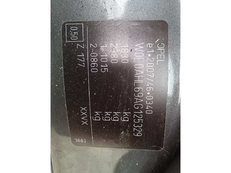 opel astra h ber. del año 2010