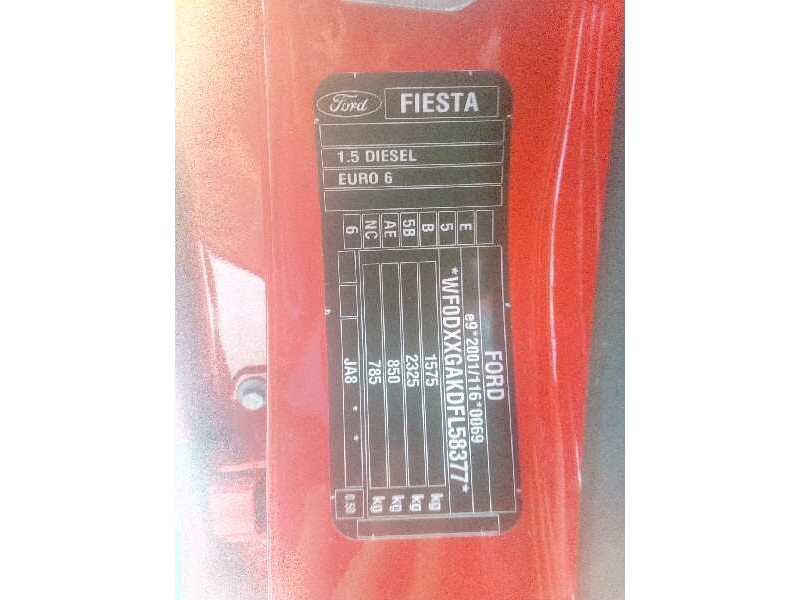 ford fiesta (ccn) del año 2015