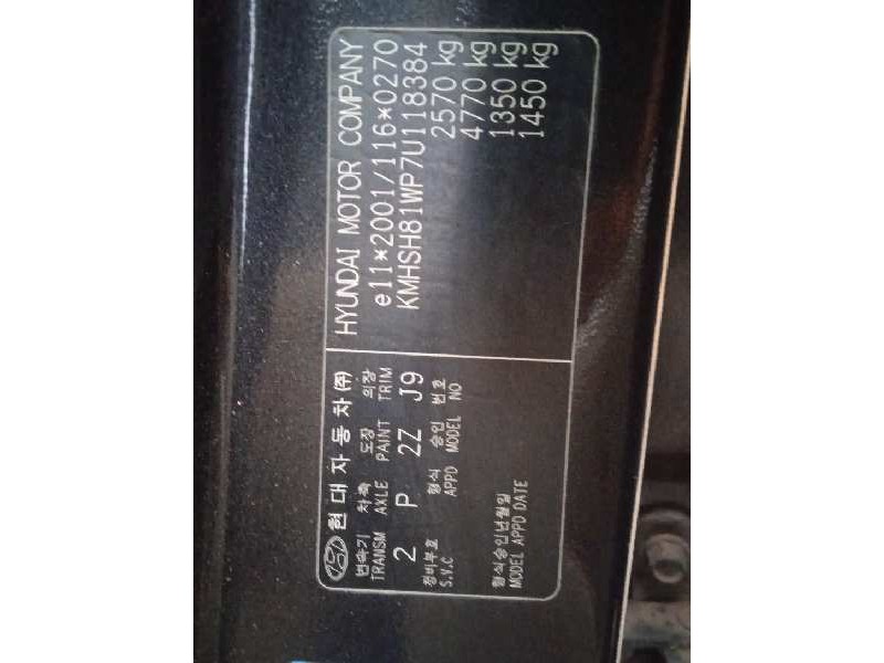 hyundai santa fe (bm) del año 2006