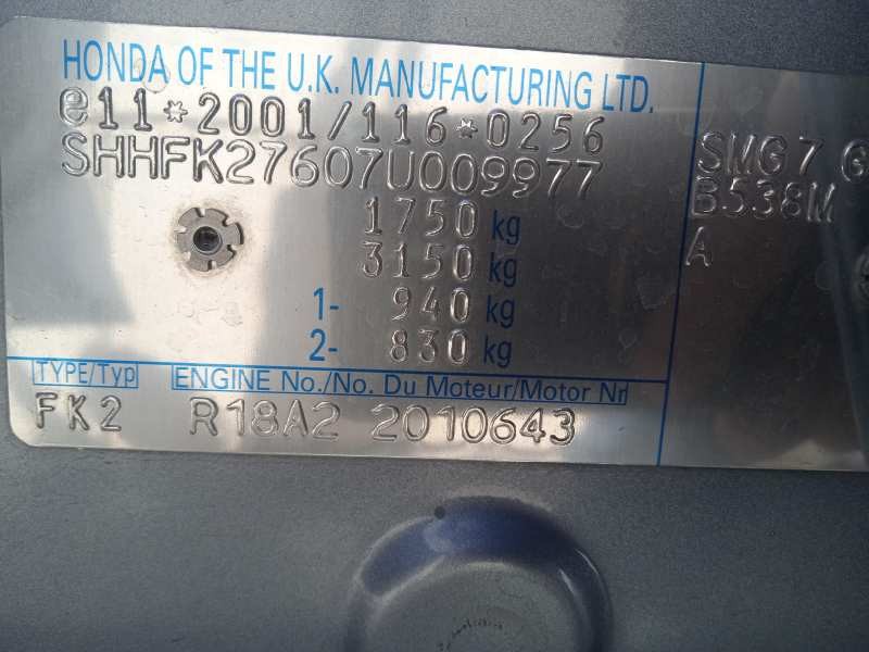 honda civic lim.4 (fd) del año 2007