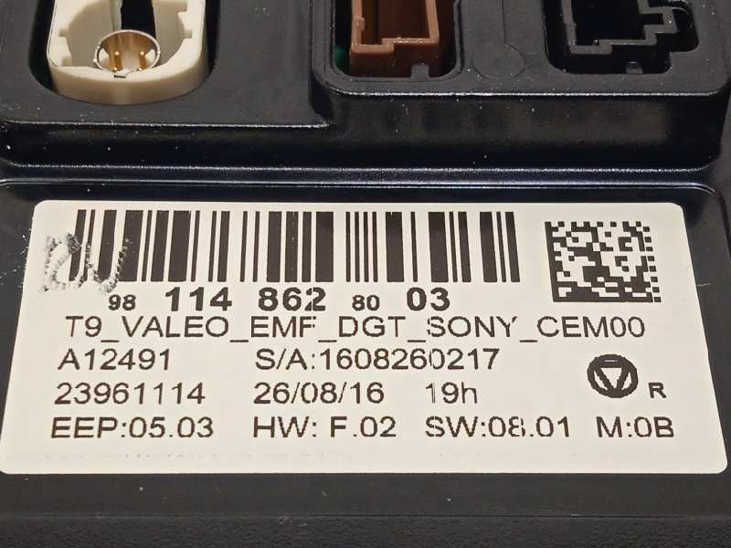 Recambio de pantalla multifuncion para peugeot 308 style referencia OEM IAM 9811486280  