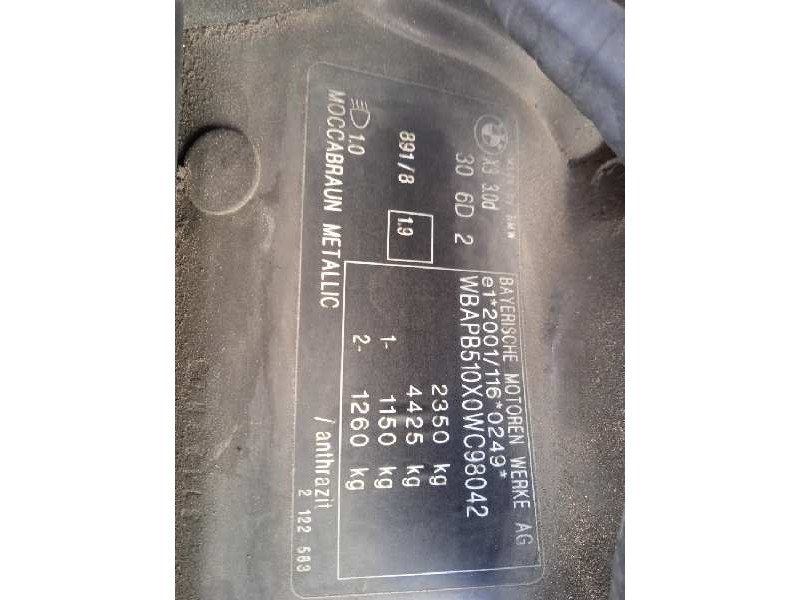 bmw x3 (e83) del año 2005