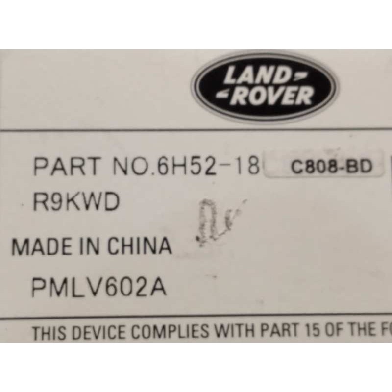 Recambio de modulo electronico para land rover freelander (lr2) 2.2 td4 cat referencia OEM IAM 6H5218C808BD  