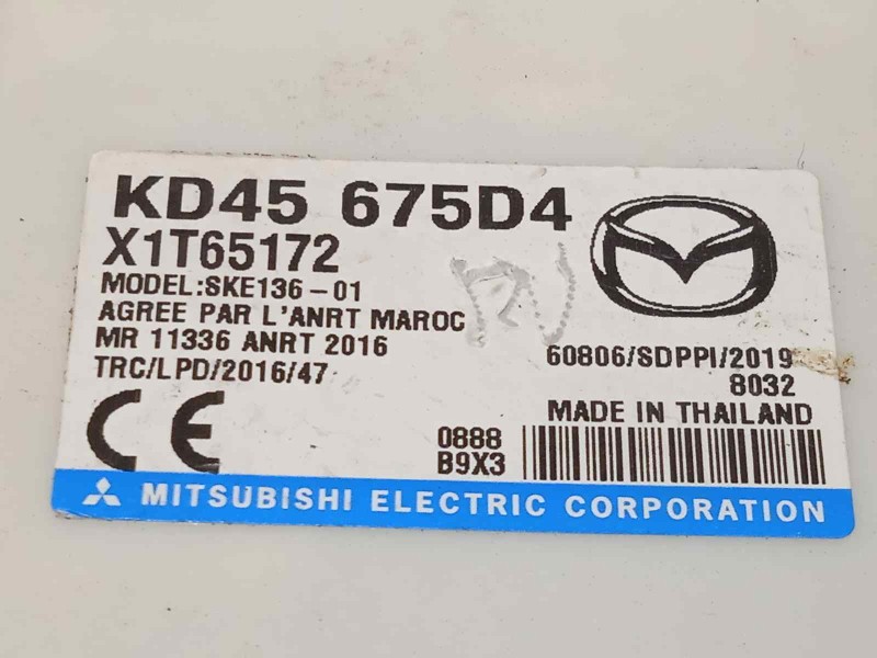 Recambio de modulo electronico para mazda cx-5 2.0 cat referencia OEM IAM KD45675D4  