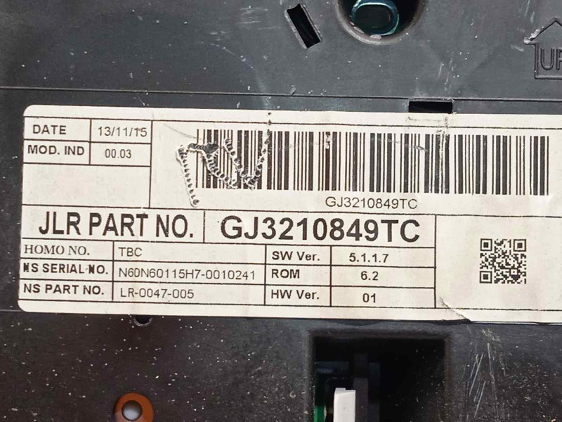 Recambio de cuadro instrumentos para land rover evoque 2.0 td4 cat referencia OEM IAM GJ3210849TC  LR073510