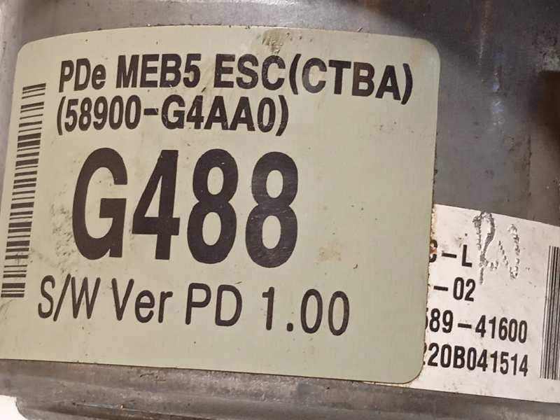 Recambio de abs para hyundai i30 (pd) klass referencia OEM IAM 58910G4AA0 6158941600 G458924500