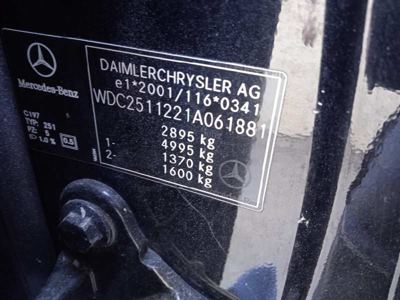 mercedes-benz clase r (w251) del año 2007