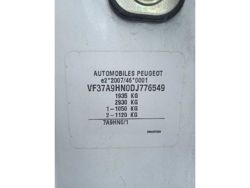 peugeot partner kasten del año 2013