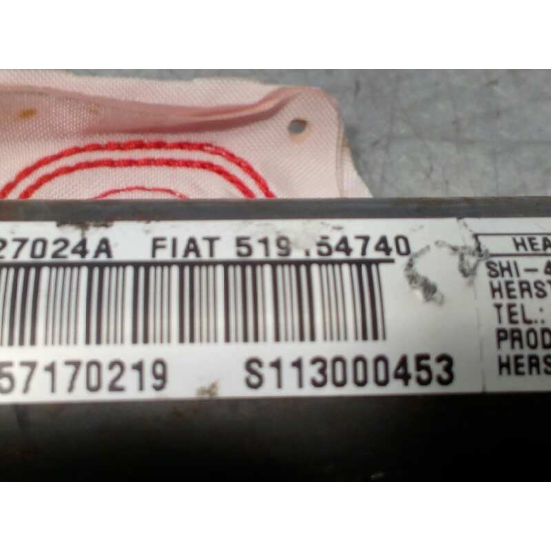 Recambio de airbag cortina delantero derecho para fiat punto (199) easy referencia OEM IAM 519154740  