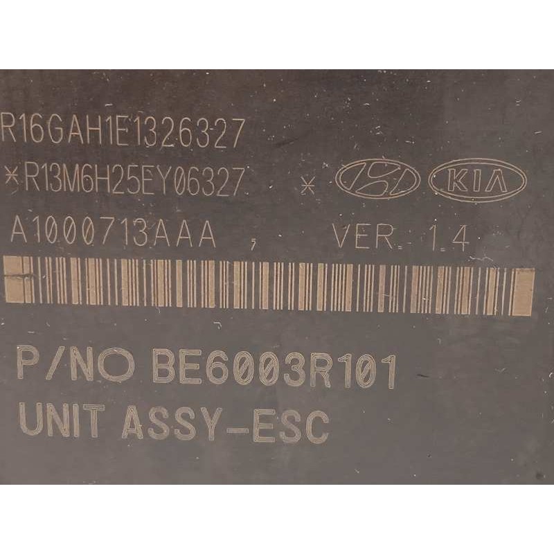 Recambio de abs para hyundai tucson 1.6 crdi cat referencia OEM IAM 58920D7101 BE6003R101 80BH6013R101