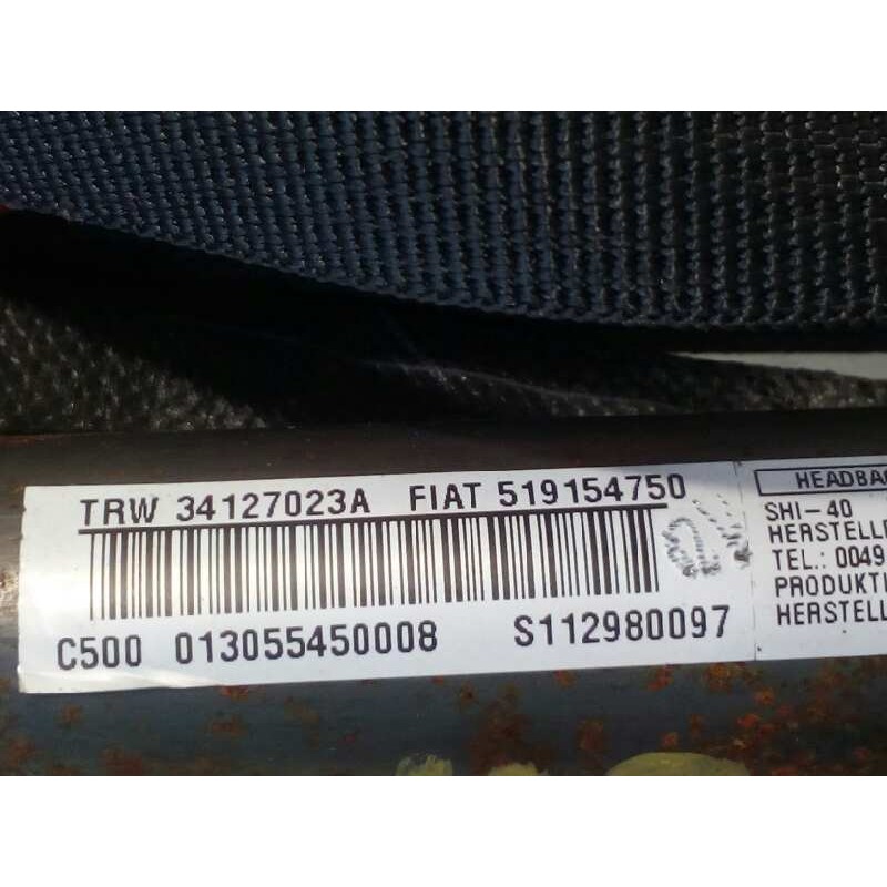 Recambio de airbag cortina delantero izquierdo para fiat punto (199) easy referencia OEM IAM 519154750  