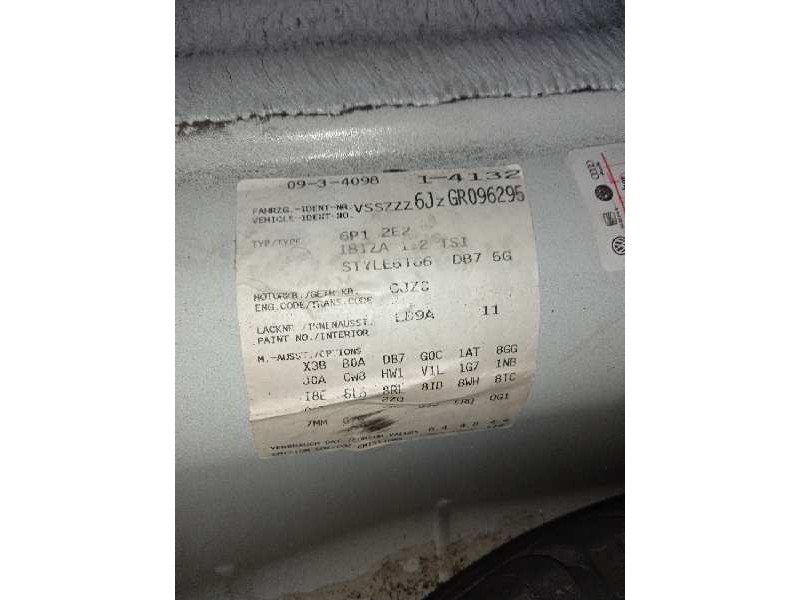 seat ibiza (6p1) del año 2016