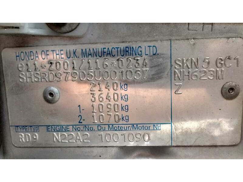 honda cr-v (rd8) del año 2005