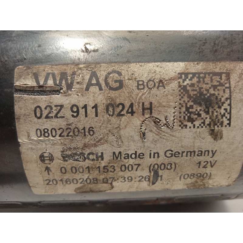 Recambio de motor arranque para volkswagen caddy furgón/kombi maxi kombi bmt referencia OEM IAM 02Z911024H  0001153007