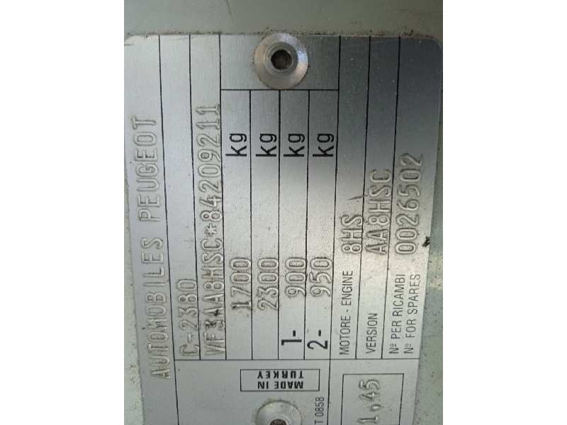 peugeot bipper del año 2009