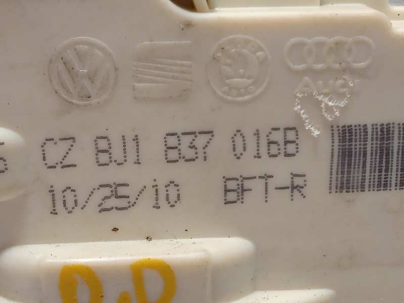 Recambio de cerradura puerta delantera derecha para porsche cayenne (typ 92aa) referencia OEM IAM 8J1837016B  