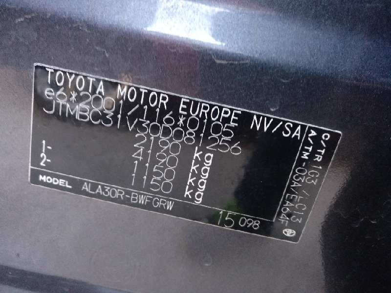 toyota rav 4 (a3) del año 2012