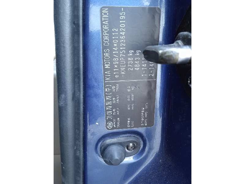 kia carnival ii del año 2003